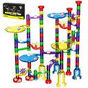 【中古】【輸入品・未使用】Marble Run Set%カンマ% Glonova 127 Pcs Marble Race Track for Kids with Glass Marbles Upgrade Top Quality Marble Set