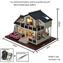 【中古】【輸入品・未使用】MAGQOO 3D木製ミニチュアドールハウスキット 家具付き DIYハウスキット 1:24スケール DIYドールハウスキット (プロヴ...