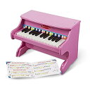 【中古】【輸入品・未使用】Melissa & Doug learn-to-playピンクピアノwith 25キーと色分けされた楽譜