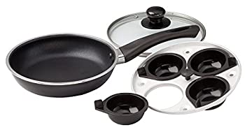 【中古】【輸入品・未使用】Frying Pan with Egg Poacher Insert by WalterDrake