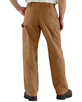 【中古】【輸入品・未使用】Carhartt メンズ ウォッシュドダック 作業 ダンガリー フランネル裏地 B111 US サイズ: 31W x 32L カラー: ブラウン