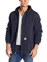 【中古】【輸入品・未使用】Carhartt Men's Rutland Thermal Lined Zip Front Sweatshirt Hoodie%カンマ% New Navy%カンマ% 3X-Large/Tall