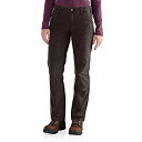 【中古】【輸入品・未使用】Carhartt PANTS パンツ レディース US サイズ: 14 Tall カラー: ブラウン(4)