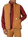 【中古】【輸入品・未使用】Carhartt メンズ シェルパ裏地 モックネックベスト US サイズ: 3X-Large カラー: ブラウン