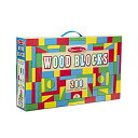 【中古】【輸入品・未使用】Melissa & Doug木製Building Blockセット???200ブロック4色と9で図形