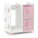 【中古】【輸入品 未使用】18 Inch Doll Storage Clothes Open Wardrobe Furniture Fits 18 ダブルクォーテ American Girl Dolls - Includes Hangers for Doll Clothes