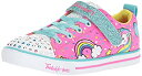 【中古】【輸入品 未使用】Skechers Kids Girls 039 Sparkle LITE-Unicorn Craze Sneaker カンマ neon Pink/Multi カンマ 11 Medium US Little Kid