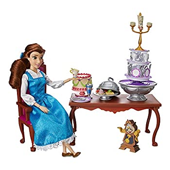 【中古】【輸入品 未使用】Disney Belle Classic Doll Dinner Party Play Set - Beauty and The Beast