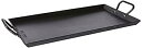 【中古】【輸入品・未使用】LODGE(ロッジ) Pre-Seasoned Carbon Steel Griddle%カンマ% 18-inch