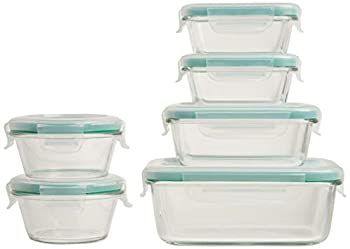 楽天スカイマーケットプラス【中古】【輸入品・未使用】OXO Good Grips 16 Piece Smart Seal Leakproof Glass Food Storage Container Set