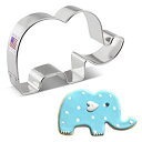 【中古】【輸入品・未使用】Ann Clark Cookie Cutters キュートなゾウのクッキー型 - 10.8 cm - 米国製スチール(3)