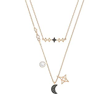 【中古】【輸入品・未使用】スワロフスキー Glowing Moon ネックレス ジュエリー ブラック 【中古】【輸入品・未使用】スワロフスキー Glowing Moon ネックレス ジュエリー ブラック