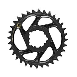 【中古】【輸入品・未使用】SRAM x-sync 2?SL、Chainring、歯: 34、速度: 11?/12、BCD :ダイレクトマウント、シングル、アルミ、ゴールド