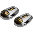 【中古】【輸入品・未使用】Side Mount Stainless Steel LED Docking Lights(4)