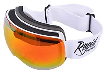 【中古】【輸入品・未使用】ラピッドアイウェア ホワイト スノー スキー ゴーグル メガネ用 WEARERS Rx オプティカルインサート付きメンズ&レディース 大人用サイズ 球面縁 【中古】【輸入品・未使用】ラピッドアイウェア ホワイト スノー スキー ゴーグル メガネ用 WEARERS Rx オプティカルインサート付きメンズ&レディース 大人用サイズ 球面縁