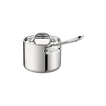 楽天スカイマーケットプラス【中古】【輸入品・未使用】All-Clad 4201.5 Stainless Steel Tri-Ply Bonded Dishwasher Safe Sauce Pan with Lid Cookware％カンマ％ 1.5-Quart％カンマ％ Silver by All-Clad