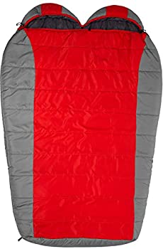 【中古】【輸入品 未使用】TETON Sports Tracker 5F Double-Wide Sleeping Bag Perfect for Camping カンマ Hiking カンマ and Backpacking Free Compression Sack Included b