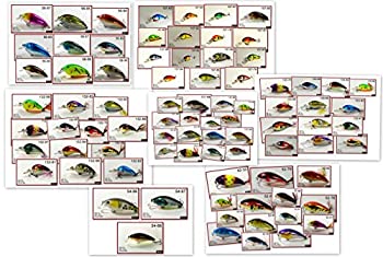 šۡ͢ʡ̤ѡ(Bulk 83 Crankbaits) - Akuna Bulk Pack 100+ fishing lures crankbaits spoons and spinnerbaits holiday gift pack