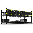 【中古】【輸入品・未使用】Veddha Minercase V3C 8 GPU Aluminum Stackable Mining Rig Open Air Frame Case (BlackStorm)