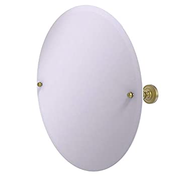 【中古】【輸入品・未使用】Frameless Round Tilt Mirror with Beveled Edge - DT-90-SBR