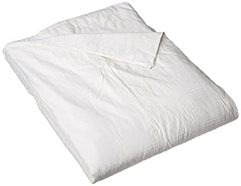 【中古】【輸入品・未使用】(Twin) - Natural Comfort Ultra Deluxe 100-Percent Natural Mulberry Silk Filled Dobby White Comforter for Summer(3)