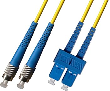 【中古】【輸入品・未使用】200M シングルモード デュプレックス ファイバー オプティック ケーブル (9/125) - FC から SC