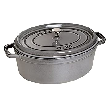 【中古】【輸入品・未使用】Staub 1101718 Oval Cocotte Oven%カンマ% 1 quart%カンマ% Graphite Grey by Staub