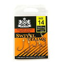 【中古】【輸入品・未使用】釣りスイベルタックルフライソリッドクリップ一括ロット卸売Supplies k0272?Rolling withフック14?#