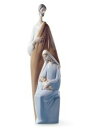 【中古】【輸入品・未使用】Lladro 聖家族 磁器彫刻