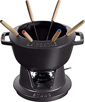 【中古】【輸入品・未使用】staub ストウブ 「 フォンデュセット ブラック 20cm 」 フォンデュ 鋳物 ホーロー 鍋 【日本正規販売品】 Speciality 40511-972