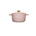 【中古】【輸入品・未使用】Berghoff Neo Cast Iron Oval Covered Casserole Dish 8qtピンク