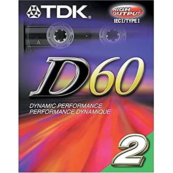 【中古】【輸入品・未使用】TDK IEC I/Type 1 D60 Dynamic Performance 60-Minute Cassette (2 pack) [並行輸入品]