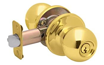 【中古】【輸入品・未使用】Schlage J54VCNA605 BB コロナエントリーノブ 明るい真鍮