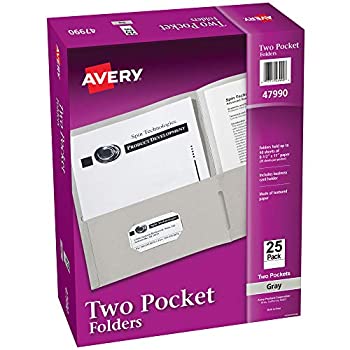 šۡ͢ʡ̤ѡTwo-Pocket Embossed Paper Portfolio%% 30-Sheet Capacit...