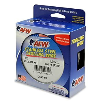 【中古】【輸入品・未使用】American釣りワイヤステンレススチールTrollingワイヤ(1ストランド)(4)