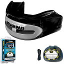 yÁzyAiEgpzBrain-Pad PRO+PLUS Strap/Strapless Mouthguard - ADULT - Black/Gray by Title Boxing