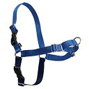 【中古】【輸入品・未使用】PetSafe イージーウォークハーネス 犬 ハーネス 中型犬 引っ張り防止 調整簡単 抜けない 耐久性が高い(M ロイヤルブルー&ネ...