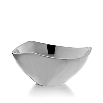 【中古】【輸入品・未使用】(Medium) - Nambe Tri-Corner 22.9cm Bowl