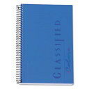 TOPS 73506 Classified Colors Business Notebook indigo plastic cover 20 lb white 100 SH per BK