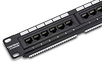 【中古】【輸入品・未使用】TRENDnet 24-Port CAT5/5e RJ-45 UTP 19ラックマウント・パネル TC-P24C5E (Version 1.0) [並行輸入品]