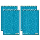 【中古】【輸入品・未使用】Spiral Steno Notebook%カンマ% Gregg Rule%カンマ% 6 x 9%カンマ% Blue%カンマ% 4 80-Sheet Pads/Pack (並行輸入品)