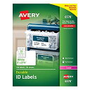 【中古】【輸入品・未使用】Permanent ID Laser Labels%カンマ% 2 x 2-5/8%カンマ% White%カンマ% 750/Pack (...
