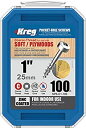 【中古】【輸入品・未使用】Kreg ToolSPS-C1-100Kreg Pocket Hole Screw-1%ダブルクォーテ% COARSE PAN HEAD SCREW (並行輸入品)