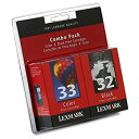 【中古】【輸入品・未使用】Lexmark #32 Black Print Cartridge Twin Pack 18C0533 by Lexmark