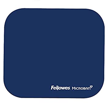 Mouse Pad w/Microban%カンマ% Nonskid Base%カンマ% 9 x 8%カンマ% Navy 