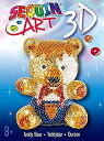 【中古】【輸入品・未使用】KSG Arts and Crafts 3D Sequin Art 0502 Teddy 3D Polystyrene Model Kit