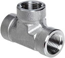 【中古】【輸入品・未使用】Parker Stainless Steel 316 Pipe Fitting%カンマ% Tee%カンマ% 1/4 NPT Female by Parker