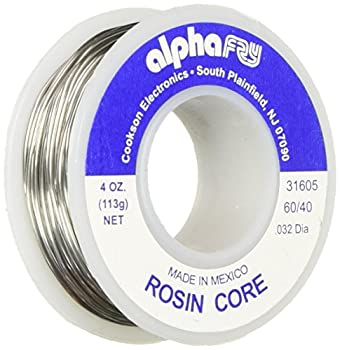 【中古】【輸入品・未使用】Alpha Metals #am31605 4oz.032elec Lead Solder