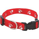 【中古】【輸入品・未使用】Westminster Pet39242Paw Prints Reflective Dog Collar-3/4X14-20 PAW ...