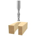 【中古】【輸入品・未使用】Bosch 85914M 1/2 In. x 1-1/4 In. Solid Carbide 2-Flute U-Pieceut Sp...